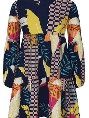 Dyegold Plus Size Dress 
Size XL
Casual,comfortable long sleeve stretch cuff,